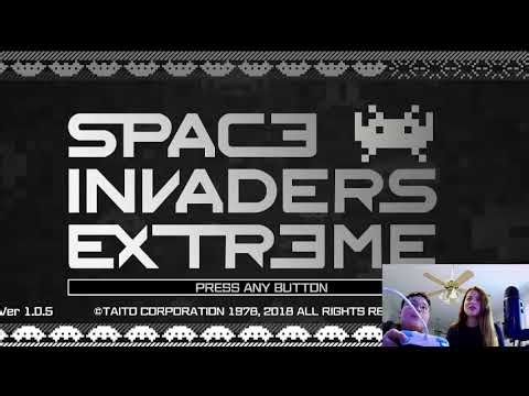 Space Invaders EXTREME! Gameplay! /w my Mom! BvBLP Son Play SIE on Switch