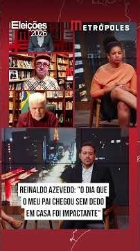 Reinaldo Azevedo: "O dia que o meu pai chegou sem dedo em casa foi impactante"