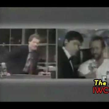 Vince McMahon On David Letterman #theiwc #80swwf