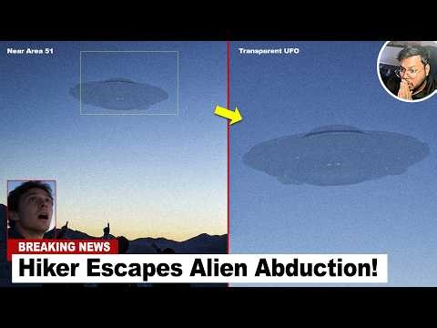 Transparent UFO Caught near AREA 51‼️😱 Escapes Alien Abduction...