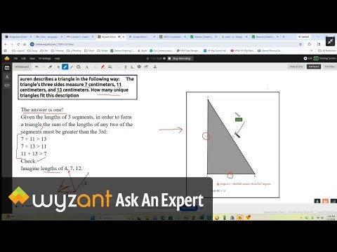 How many triangles are possible with segment lengths of 7, 11, and 13?