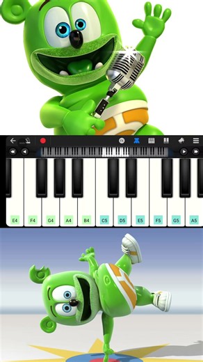 Gummy Bear Song - Easy Piano Tutorial