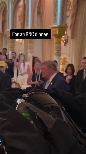 Sergeant News Network on X: "ICYMI:👀EPIC! President Trump walks into a ROARING room at Mar-a-Lago for last night's RNC dinner, guests packed on both sides with phones up, electric! He'd already held a rally in Dalton, Georgia, earlier in the day, then flew straight to Palm Beach https://t.co/Pe6lyW9nat Air Force One touched down at DONALD J. TRUMP International Airport over night It's his first trip home to Palm Beach in months https://t.co/o0lejw1myJ Today he heads to a rally in Highland Heigh