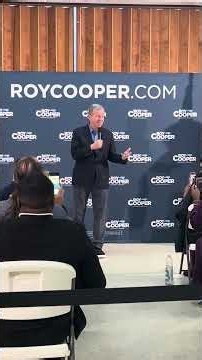 Roy Cooper in Charlotte