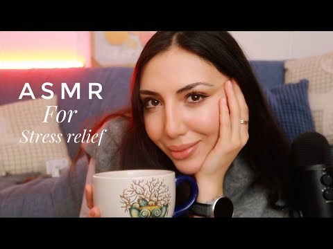 ASMR For Stress and Worry ❤️ Relax to Soft Ear to Ear Whispering / natural mouth sounds