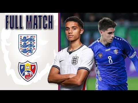 FULL MATCH | England v Moldova | U21 Men | UEFA Euro 2027 Qualifier