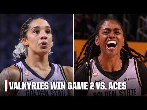 Gabby Williams & Tiffany Hayes lead Valkyries to Game 2 win vs. Aces 🔥 | WNBA on ESPN