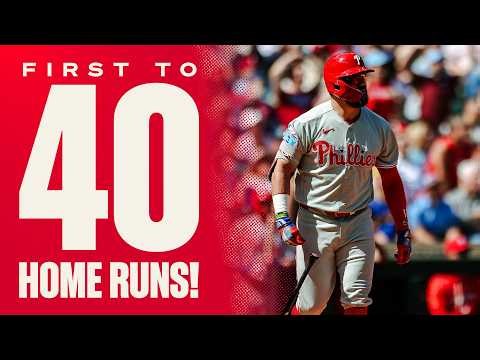 Kyle Schwarber is the FIRST to 40 HOME RUNS! | Full At-Bat vs. Seattle Mariners