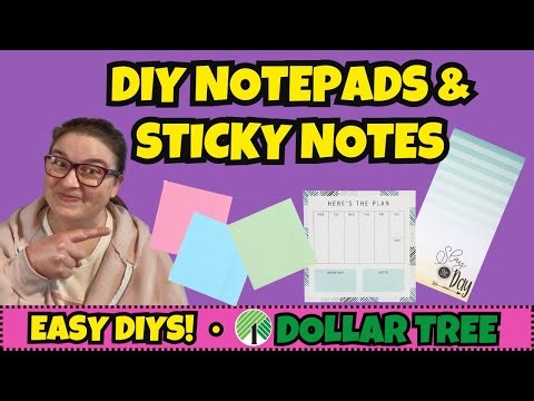 4 DIY Notepads & Sticky Notes You Can Make at HOME (Cheap, Easy & Addicting!)