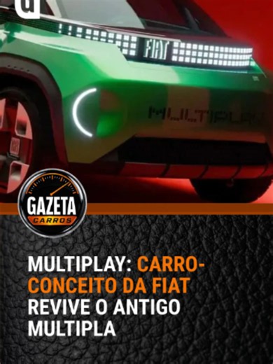 GAZETA CARROS | Conheça o Fiat Multiplay, o novo carro conceito que resgata a inspiração do clássico e polêmico Fiat Multipla. Revelando a nova identidade visual e tendências para o futuro do design automotivo da marca italiana, esse modelo traz inovações estéticas marcantes. Acompanhe tudo sobre o mundo automotivo no Gazeta Carros. ➡️Acompanhe as notícias do setor automotivo na #GazetadoPovo: https://gazpovo.com/CSTgxQLq #GazetadoPovo #tiktoknotícias