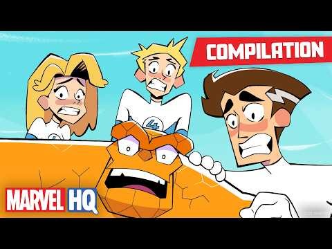 Fantastic Four: Adventures with H.E.R.B.I.E. 🤖💫🧑‍🚀 | All Episodes Compilation | @MarvelHQ