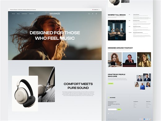 Maximize - Digital Marketplace About Us Page