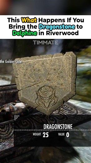 This Is What Happens If You Bring the Dragonstone to Delphine in Riverwood - Skyrim