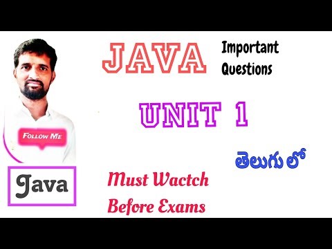 Unit–1 Java | Object Oriented Thinking, OOP Concepts & Java Basics | Full Syllabus Explained