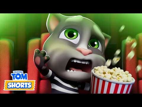 Halloween at the Cinema 😱🍿 Talking Tom Shorts | Cartoons for Kids