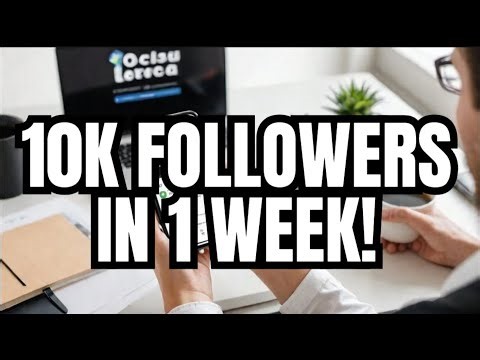 How to build an Instagram following ｜ 10K in a few weeks! ｜ Grow your Instagram followers in 2026
