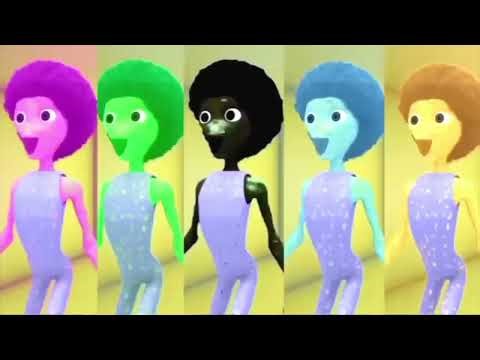 Green Alien Dance Challenge/ Frog Dance/ dame tu casita song 