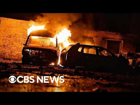 Russian strikes rain on Ukraine, images show doomed business in Kyiv