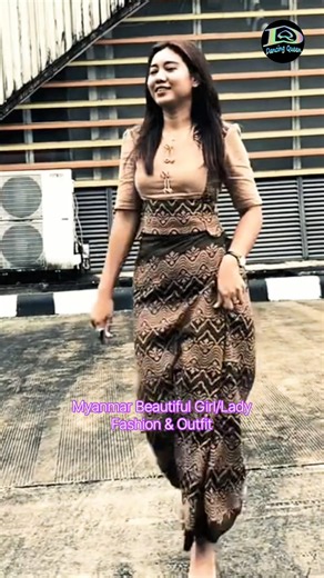Myanmar Beautiful Girl/Lady Fashion & Outfit