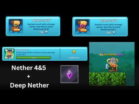 Tips and Tricks Nether 4 5 And Deep Nether Achievement