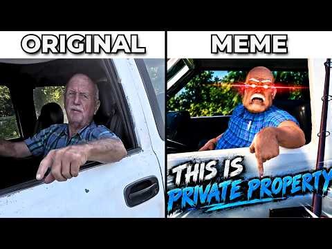 State Property This Is Private Property Original vs Meme