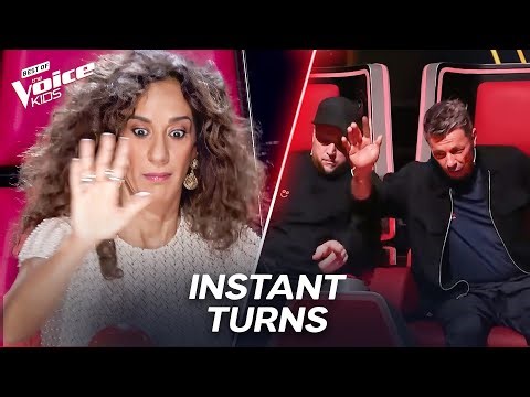 The Second They Started To Sing... | Best Of The Voice Kids