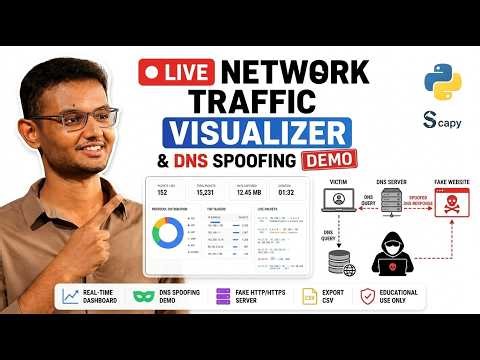This Python Script Can Fake most Website! | DNS Spoofing Explained 2026