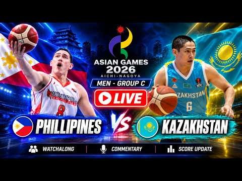 Philippines vs Kazakhstan Live Basketball Asian Games 2026 Group C - Watchalong & Score Update