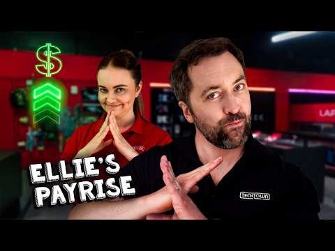 Ellie FINALLY gets a paycut