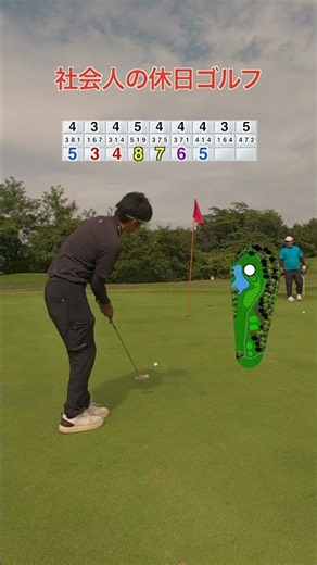 社会人の休日ゴルフ ヘッドアップ #110切り #100切り #ゴルフ #golf