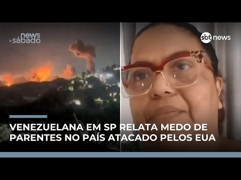 Venezuelana em SP relata repressão após ataques: “Minha mãe não pode sair de casa” | #NewsSábado