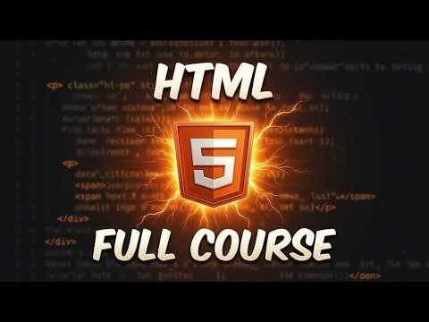 Full HTML Course In 1 Hour
