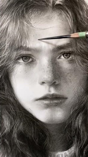 Perfect drawing is full of details everywhere #fypdrawing #charcoaldrawing #portraitdrawing