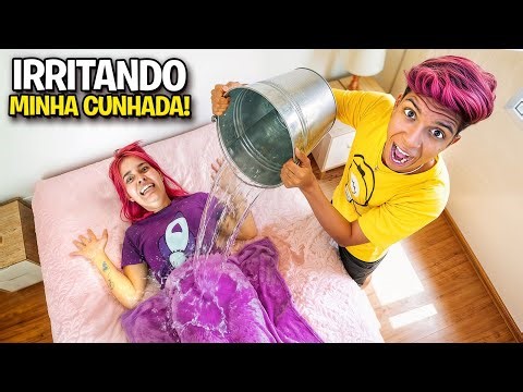 IRRITEI A MINHA CUNHADA POR 24 HORAS *Ela surtou ? 