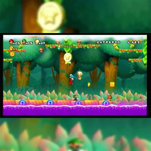 World 5-4 All Star Coins ⭐ – New Super Mario Bros. Wii #Shorts
