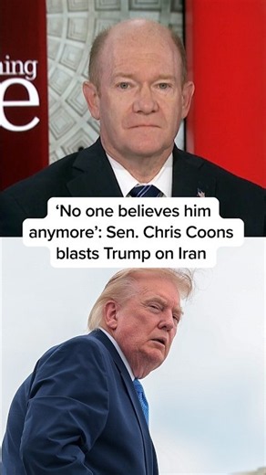 ‘No one believes him anymore’: Sen. Chris Coons blasts Trump on Iran