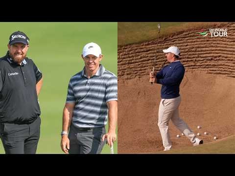 Rory McIlroy and Shane Lowry Chipping Practice | The 154th Open