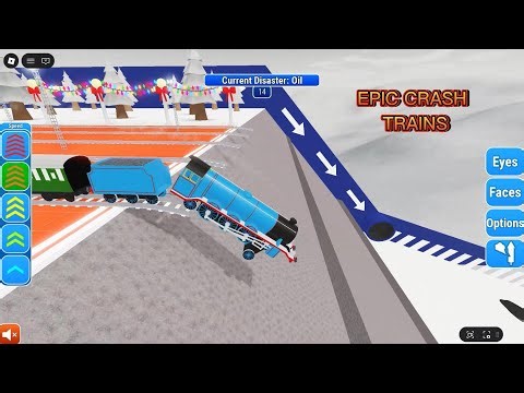 Epic Train Crash Thomas & Friends Like Beamng Drive on Roblox