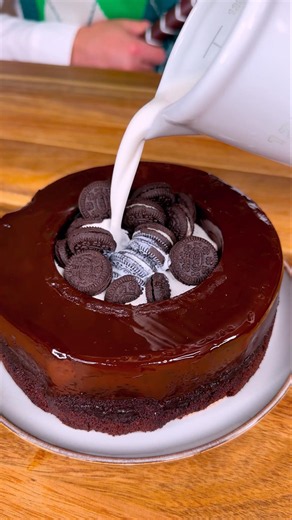 How to make the best CHOCOLATE CEREAL CAKE for dad?😁❤️🎂| CHEFKOUDY