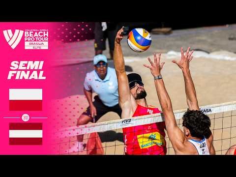Łosiak/ Bryl vs. Plavins/Fokerots - Semi Final | Highlights | Brasilia 2026 #BeachProTour