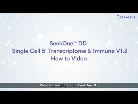 SeekOne™ DD Single-Cell 5' Transcriptome & Immune V1.3 — Workflow Series 05 Droplet Transfer & RT