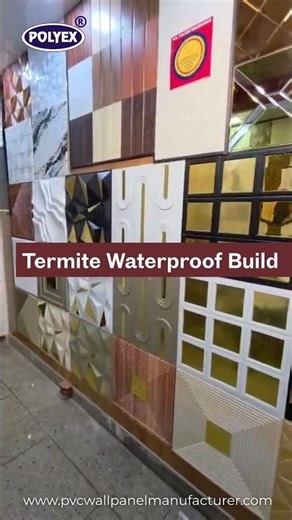 Glass Mosaic 3D PVC Wall Panels | Premium Waterproof & Termite-Proof Design