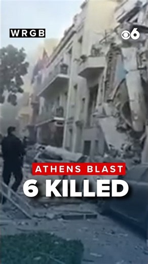 Four Americans among six killed in Athens blast that collapsed building near Acropolis