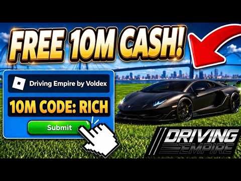 ALL CODES FOR DRIVING EMPIRE 2026 ✅ FAST FREE MONEY & ALL CARS 🎁 NEW ROBLOX DRIVING EMPIRE CODES