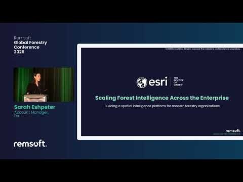 Building a Spatial Intelligence Platform for Modern Forestry | Esri Partner Session — RGFC 2026