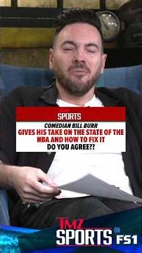 Comedian Bill Bur Has A Fix For The NBA