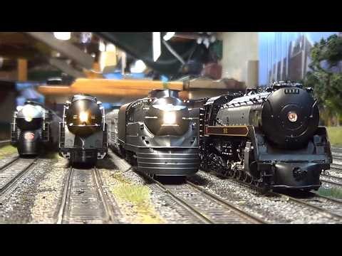 Streamlined Model Steam Trains in HO Scale