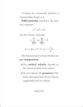 How Calculus Makes Physics Simple: Sliding Ladder | FM014