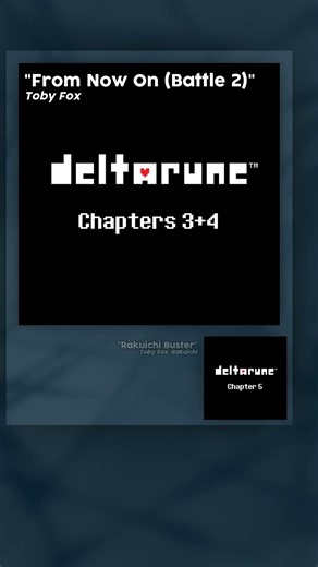 From Now On VS Rakuichi Buster 🎶 Which Deltarune song is better?