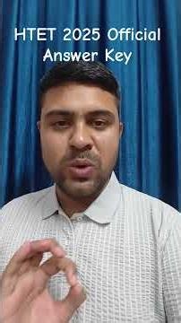 HTET 2025 PGT Chemistry Official Answer Key Paper Analysis